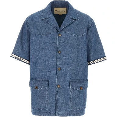 CAMICIA M/CORTE DENIM | D