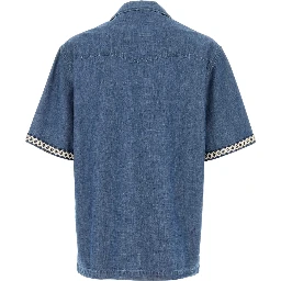 CAMICIA M/CORTE DENIM | D