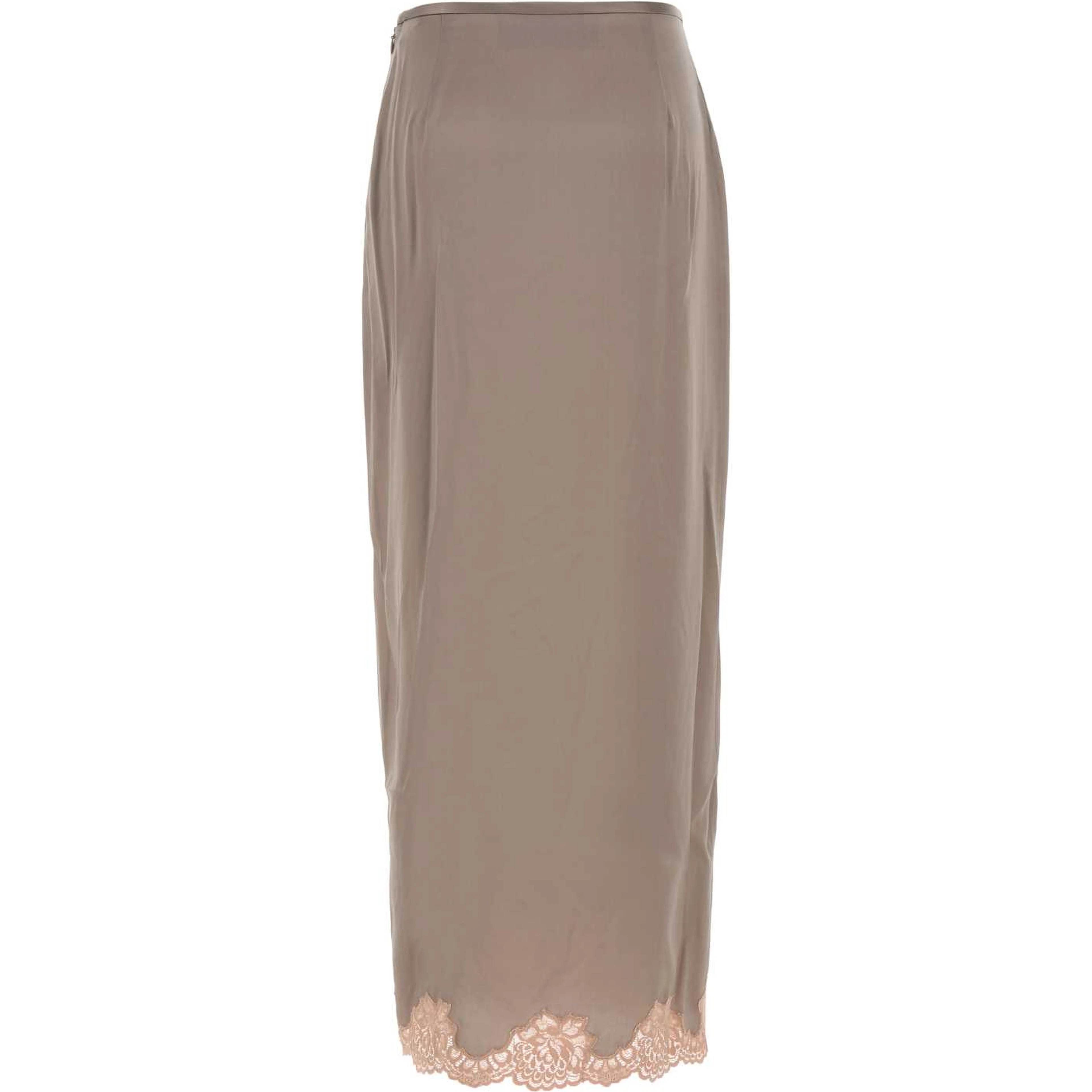 SKIRT | LACE | CREPE SATI