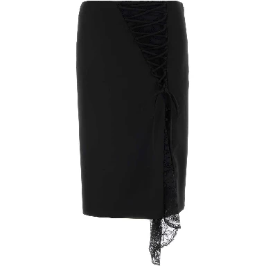 REG WAIST LACE SKIRT