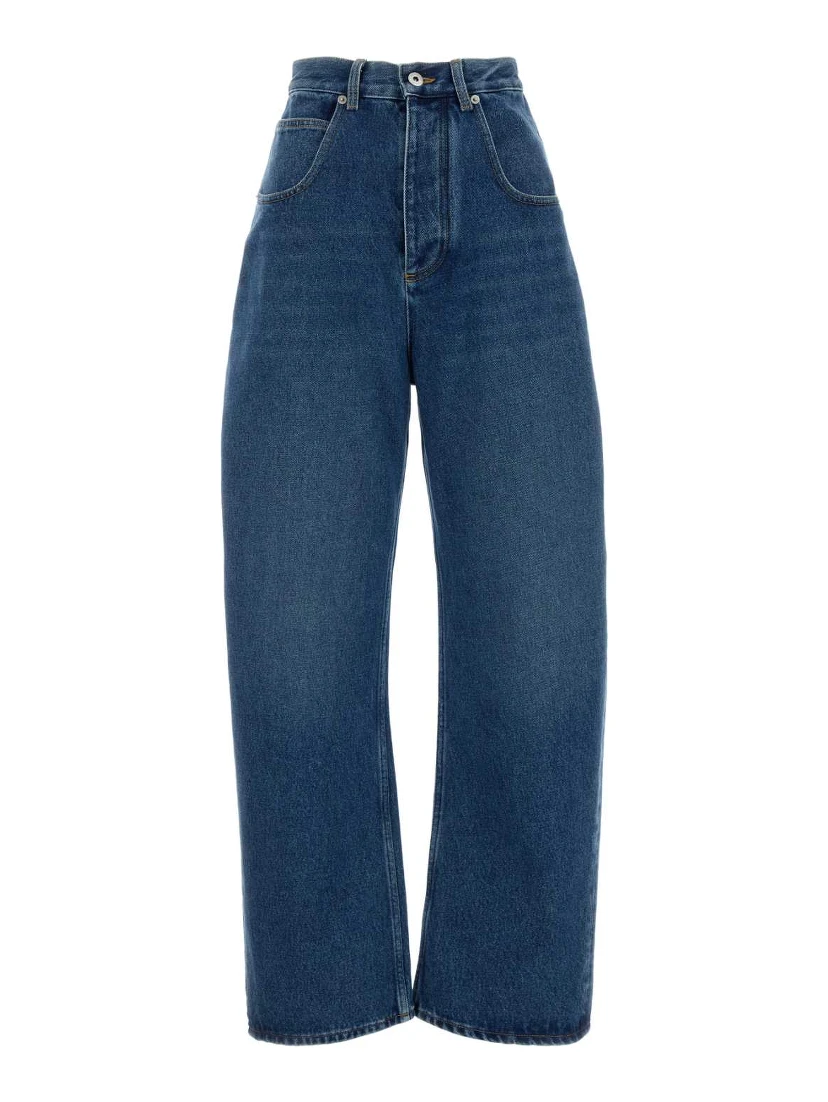 DENIM WIDE LEG CLASSICO BLU CHIARO TAG DIETRO STAM