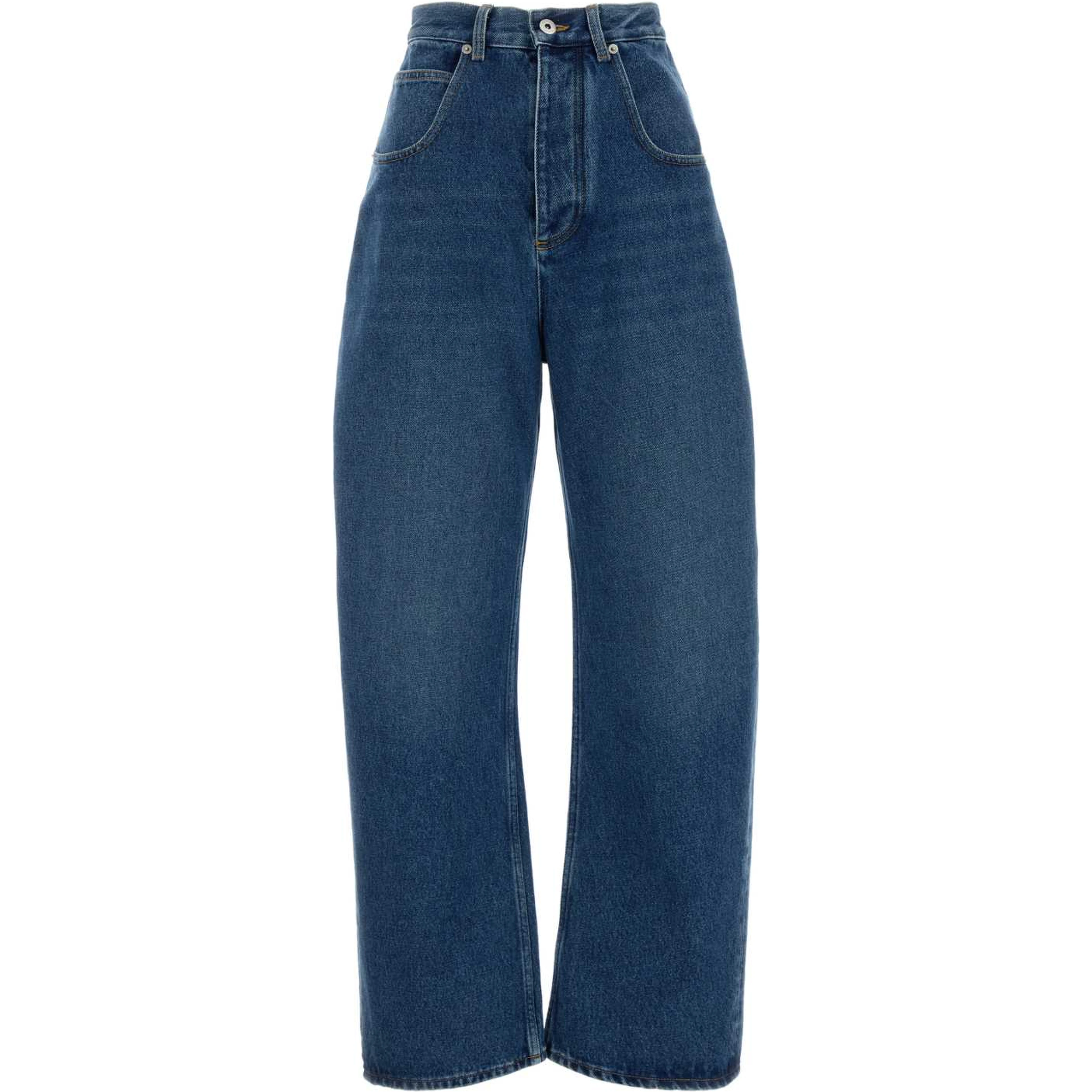 DENIM WIDE LEG CLASSICO BLU CHIARO TAG DIETRO STAM
