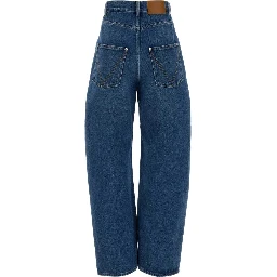 DENIM WIDE LEG CLASSICO BLU CHIARO TAG DIETRO STAM