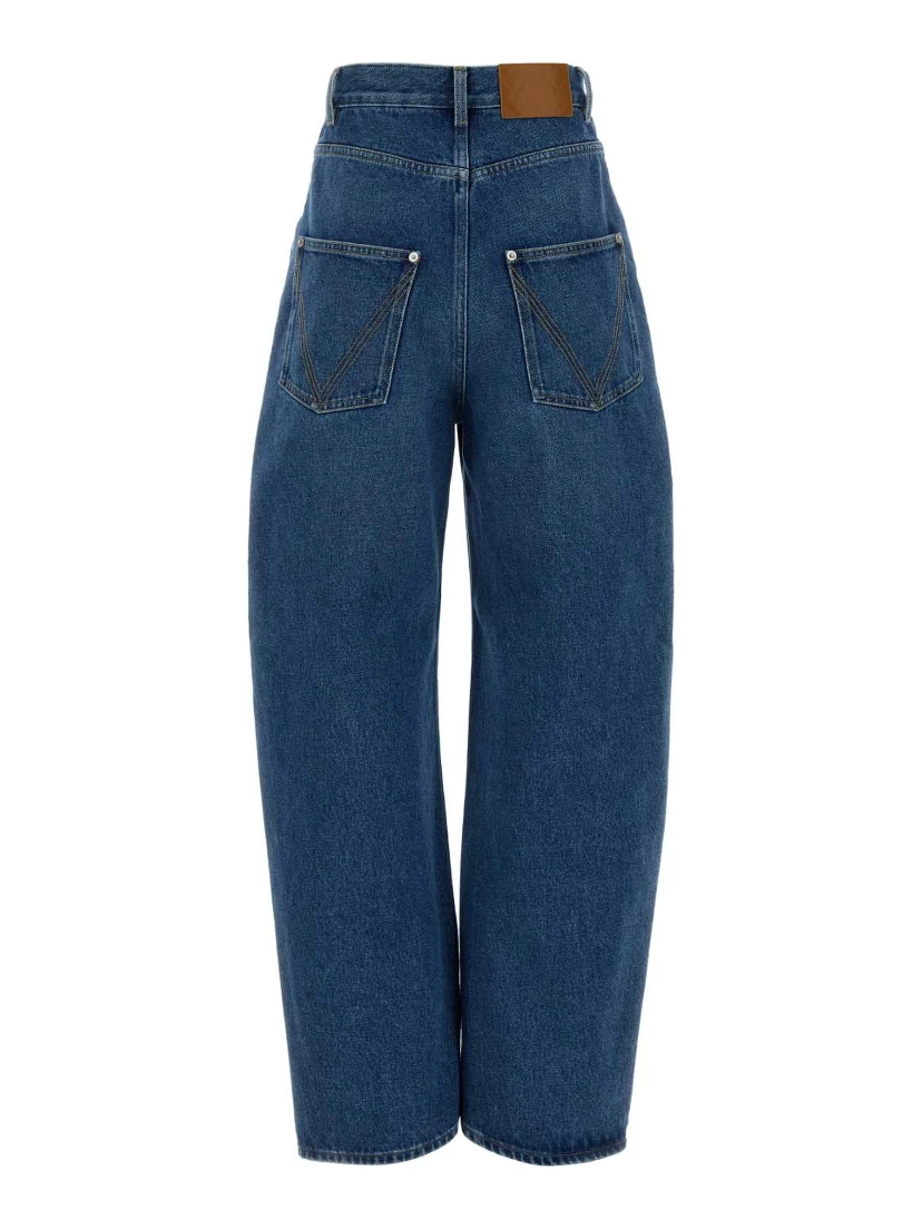 DENIM WIDE LEG CLASSICO BLU CHIARO TAG DIETRO STAM