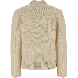 CARDIGAN CON BOTTONI PELLE INTRECCIO