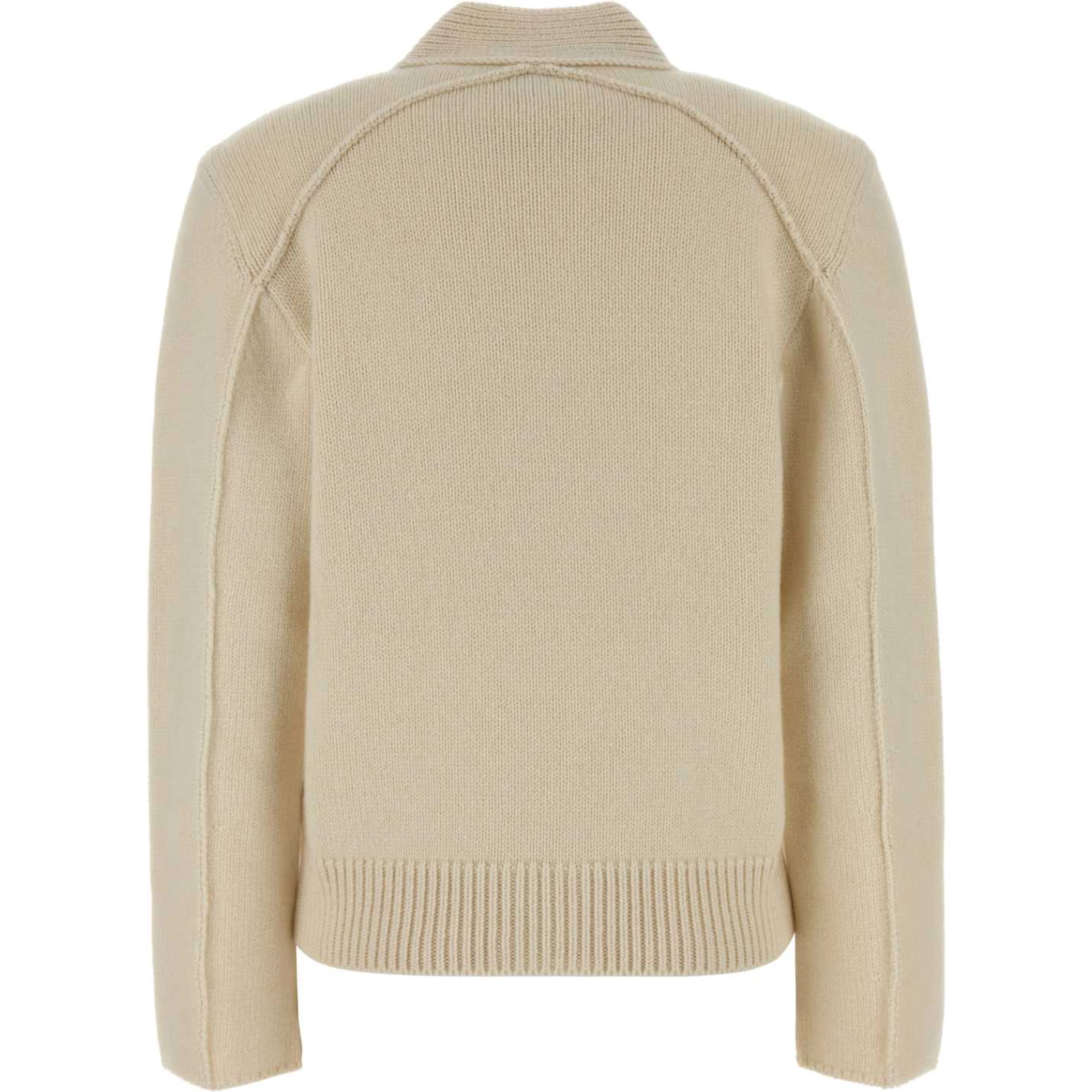 CARDIGAN CON BOTTONI PELLE INTRECCIO