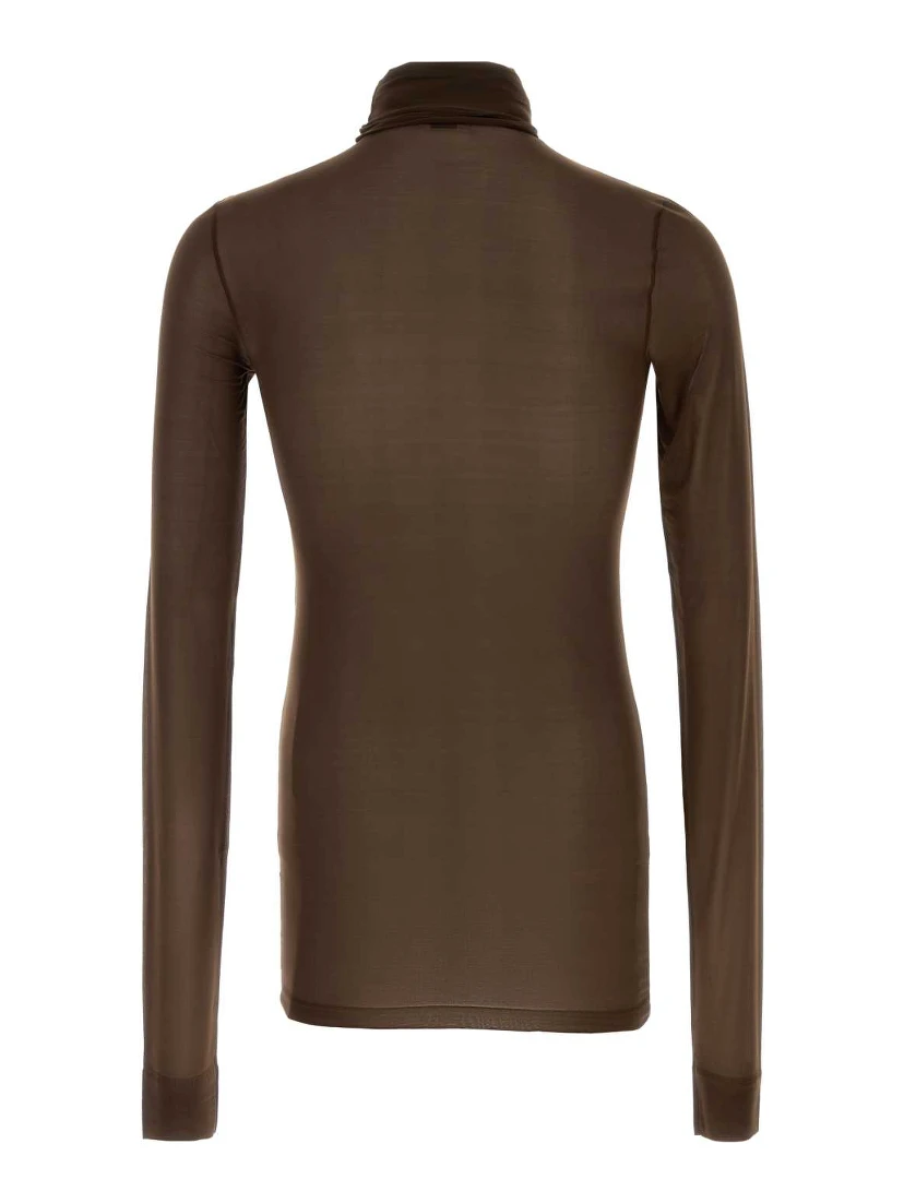 T SHIRT MANCHES LONGUES COL RO