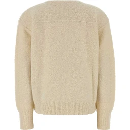 CARDIGAN IN BOUCLE CHIUSURA BROCHE ORO