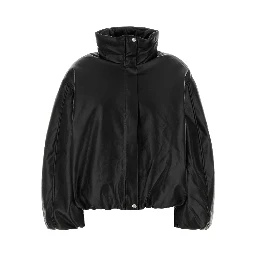 CYRUS JACKET - BLACK RECYCLED LEATHER