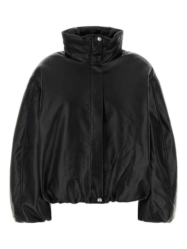 CYRUS JACKET - BLACK RECYCLED LEATHER