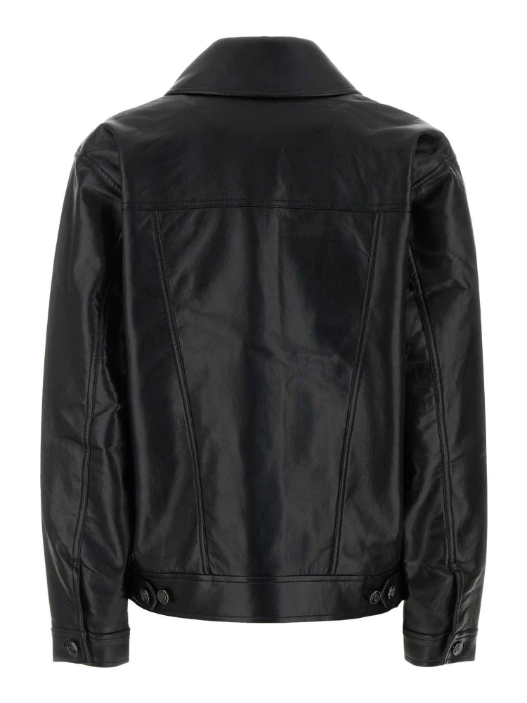 RORY JACKET - BLACK RECYCLED LEATHER alternative