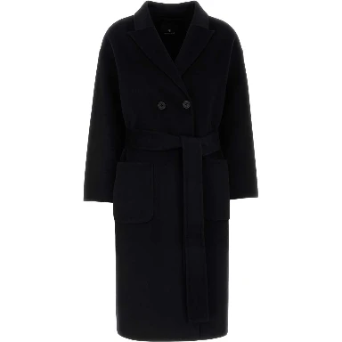 DYLAN COAT - BLACK CASHMERE BLEND