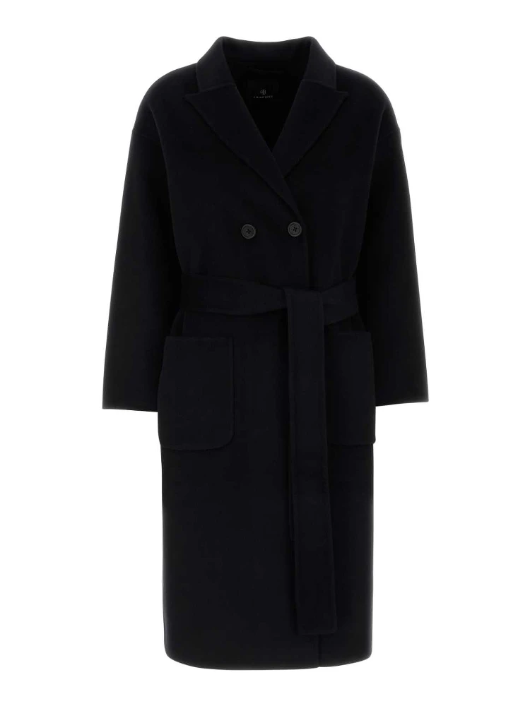 DYLAN COAT - BLACK CASHMERE BLEND