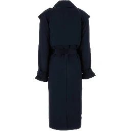 RICKIE MAXI TRENCH - NAVY