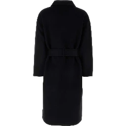 DYLAN COAT - BLACK CASHMERE BLEND