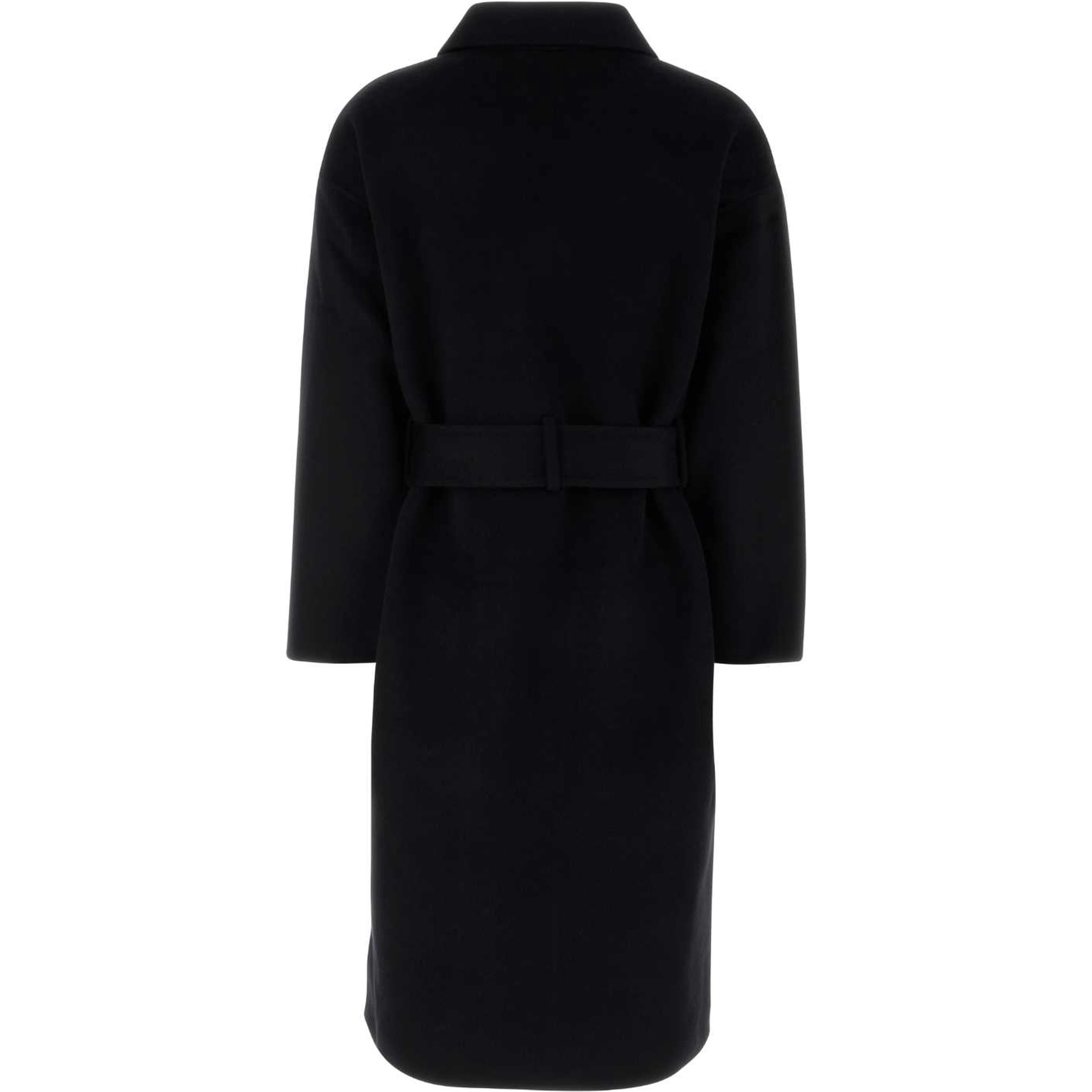 DYLAN COAT - BLACK CASHMERE BLEND