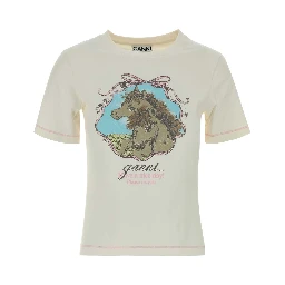 Heavy stretch cotton layered baby fit tee