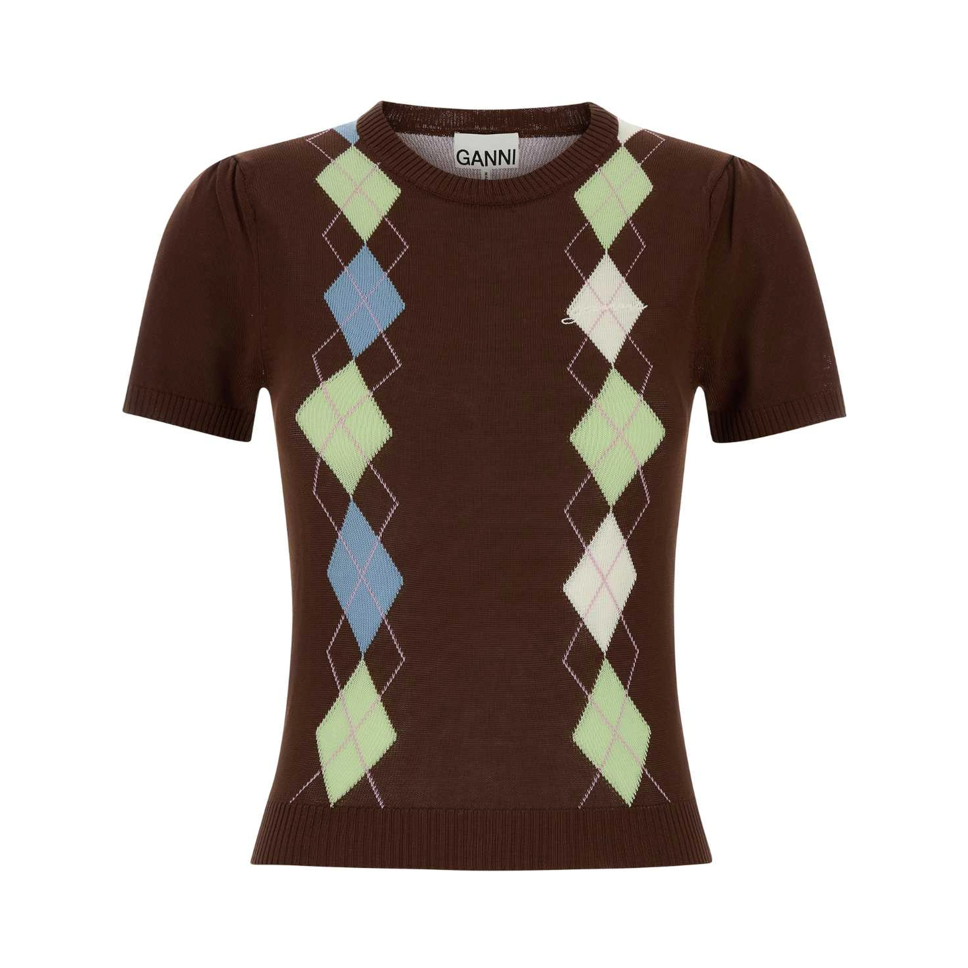 Light Cotton Argyle T-shirt