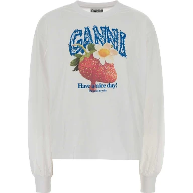 Basic Cotton Jersey Longsleeve Strawberry