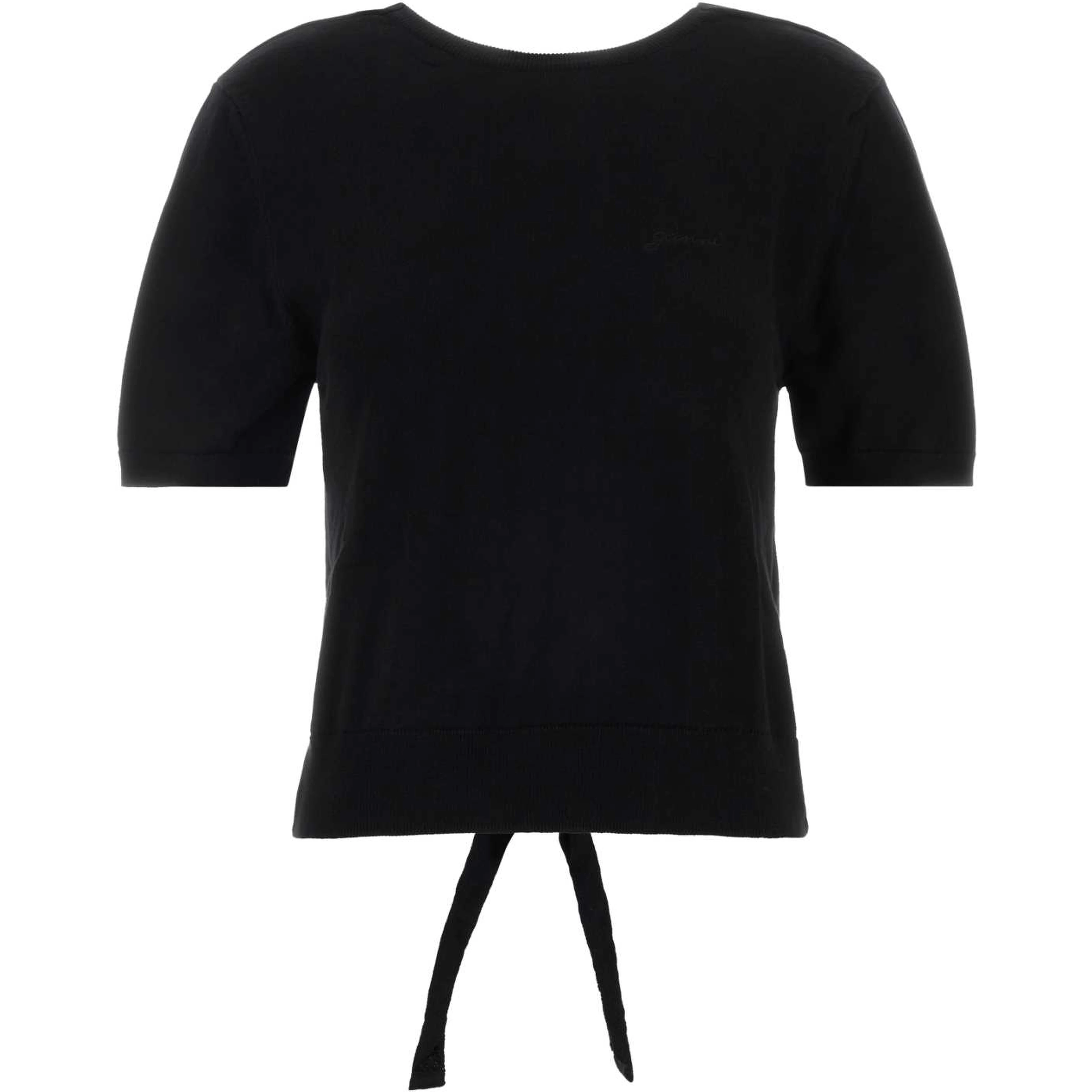 SHEER COTTON BACK TIE TOP