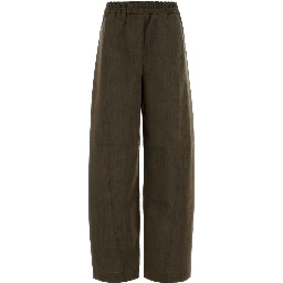 LIGHT WOOL MELANGE CARGO PANTS