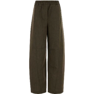LIGHT WOOL MELANGE CARGO PANTS