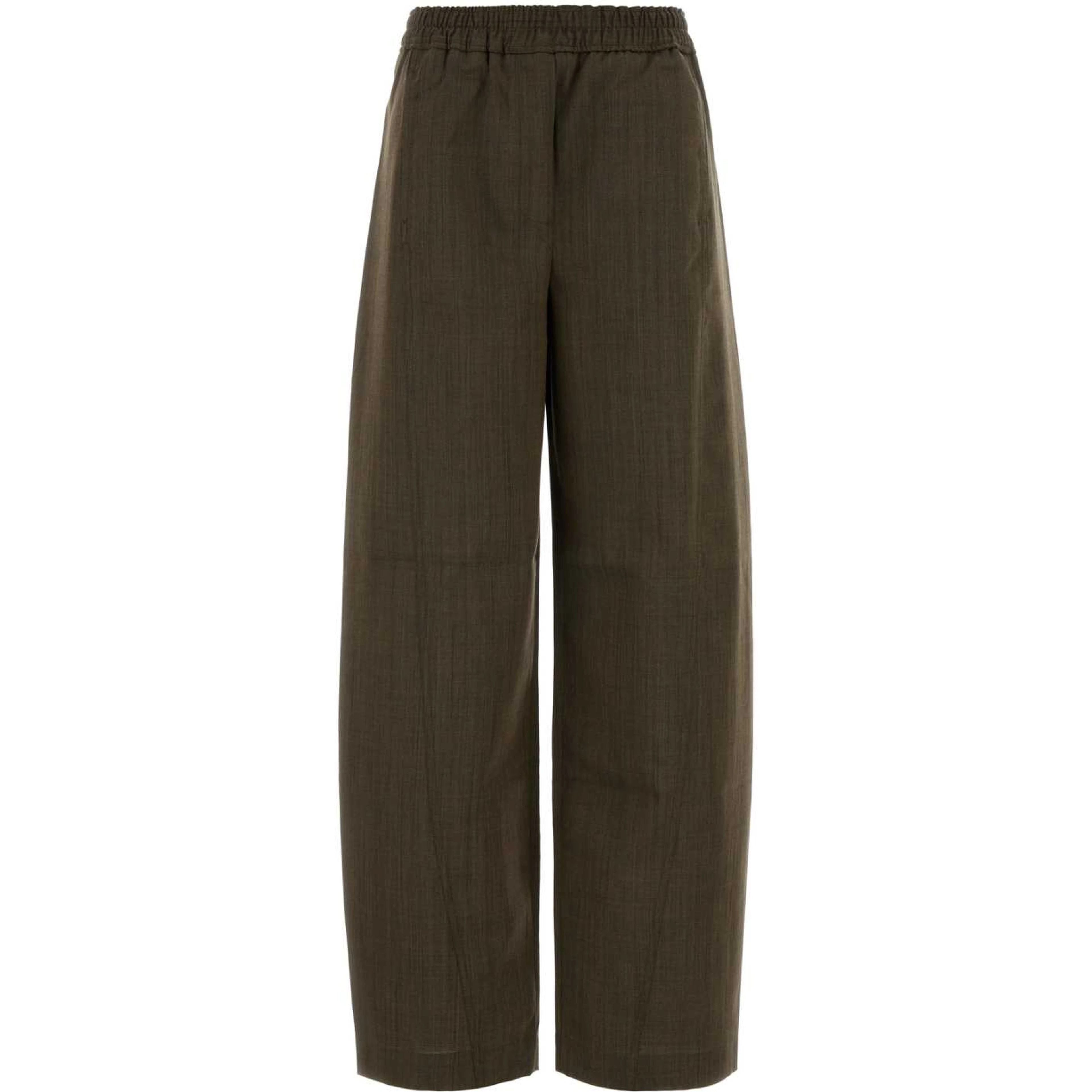 LIGHT WOOL MELANGE CARGO PANTS