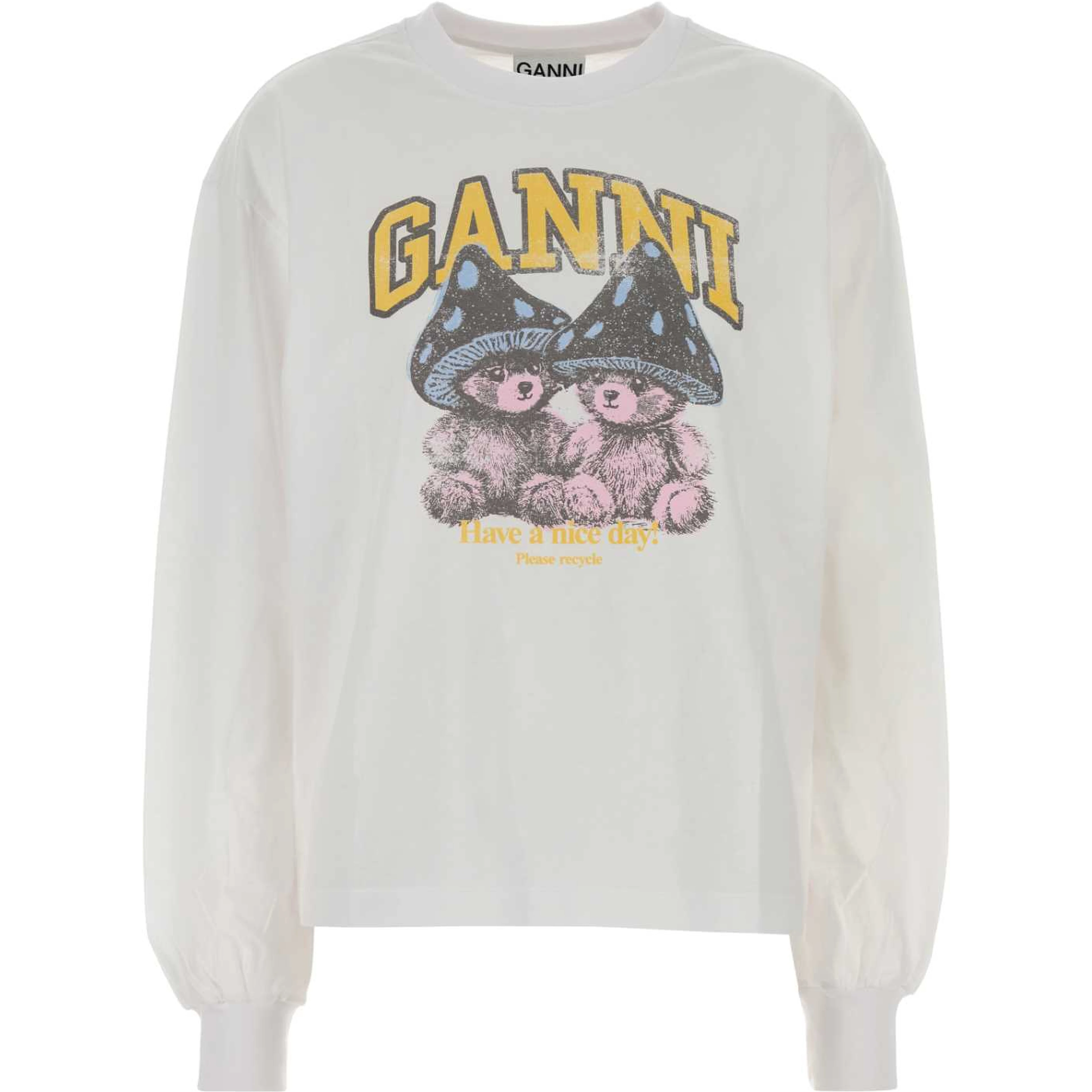 Basic Cotton Jersey Longsleeve Teddy Mushroom