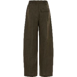 LIGHT WOOL MELANGE CARGO PANTS