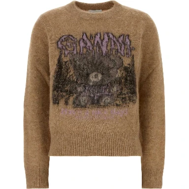Brushed Alpaca Sweater Teddy