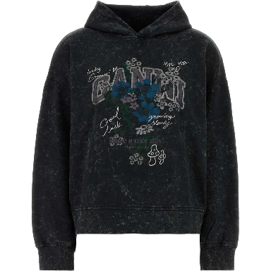 Isoli Cropped Hoodie Vintage Wash