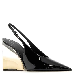 INVISIBLE WEDGE SLINGBACKS 90