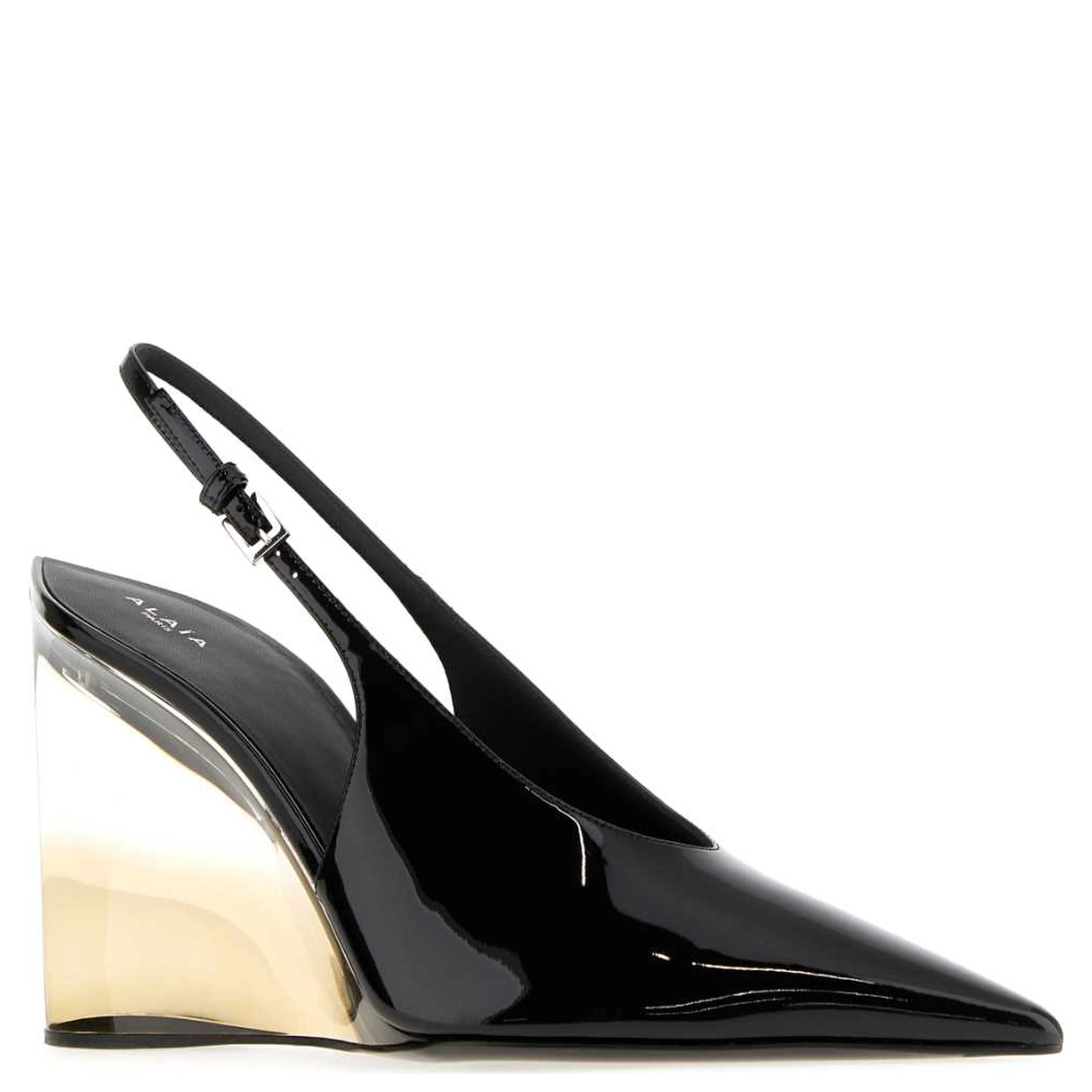 INVISIBLE WEDGE SLINGBACKS 90