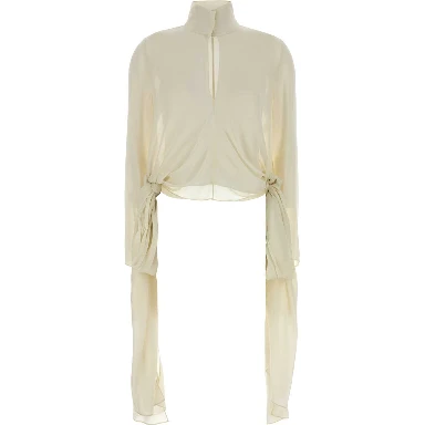 MAXI BOW BLOUSE