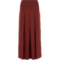 MIDI SKIRT TEXTURED PLEATS