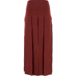 MIDI SKIRT TEXTURED PLEATS