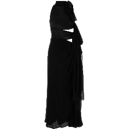 BOW ASYM DRESS