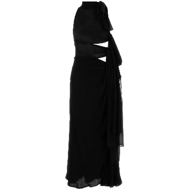 BOW ASYM DRESS