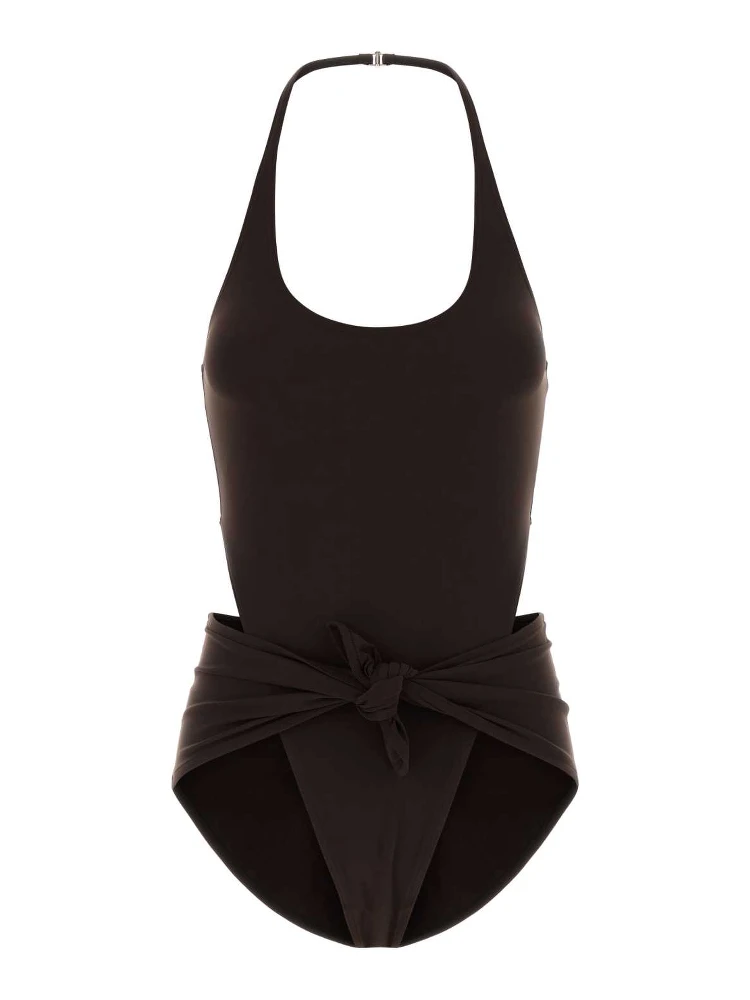 KNOT SWIMSUIT BONDED JERSEY