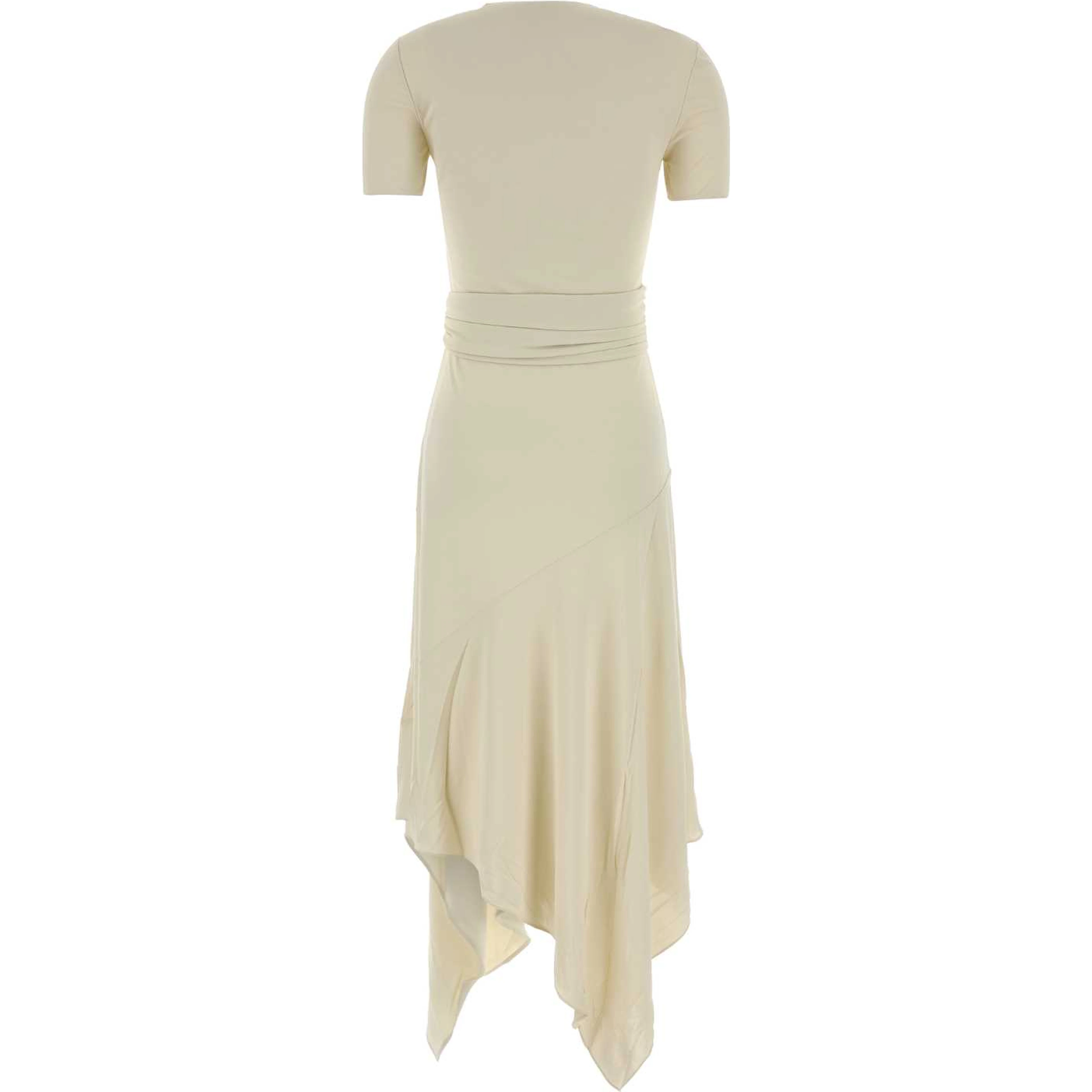 BELTED DRESS FLUID JERSEY