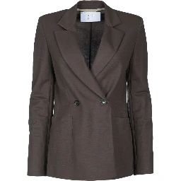 WOMEN D.B. BLAZER WITH SHOULDER PADS RAYON
