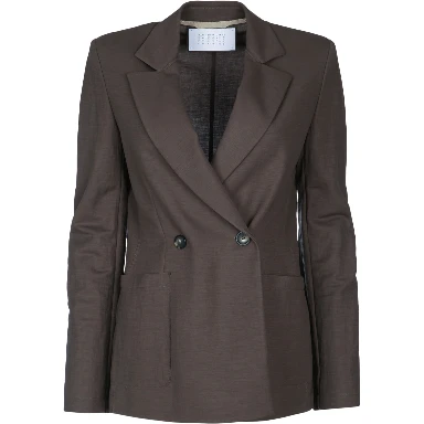 WOMEN D.B. BLAZER WITH SHOULDER PADS RAYON