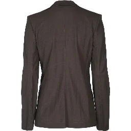 WOMEN D.B. BLAZER WITH SHOULDER PADS RAYON