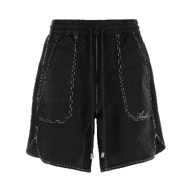 SCRIPT LINEN GD SHORT