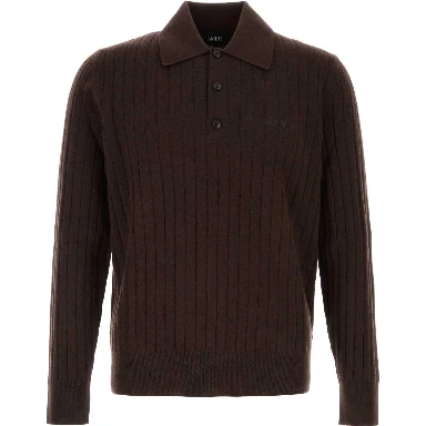 AMIRI SOFT RIB KNIT POLO