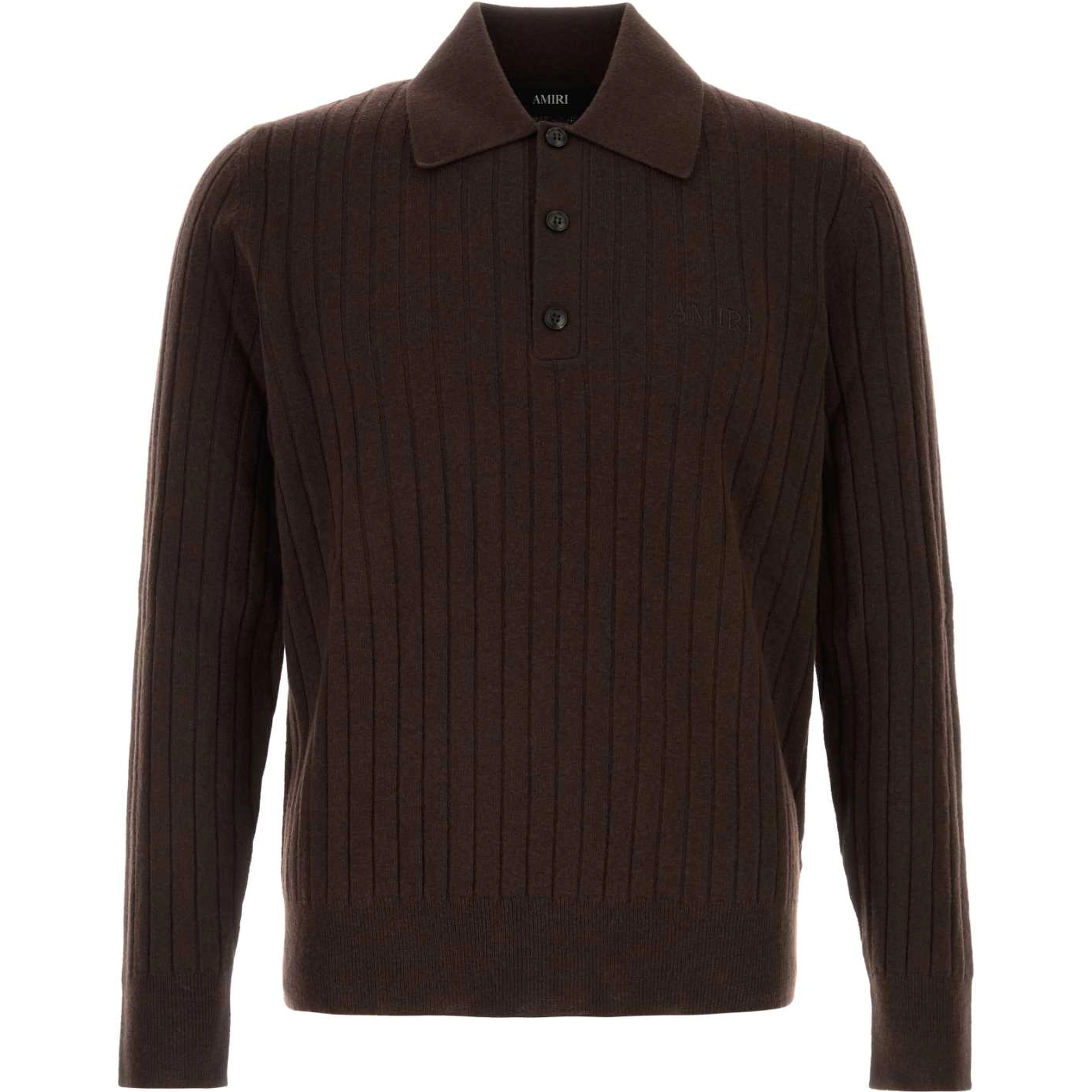 AMIRI SOFT RIB KNIT POLO
