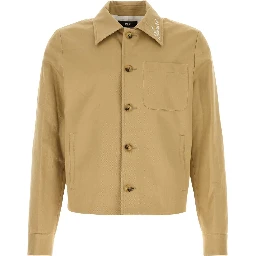 SCRIPT COLLAR SHIRT JACKET