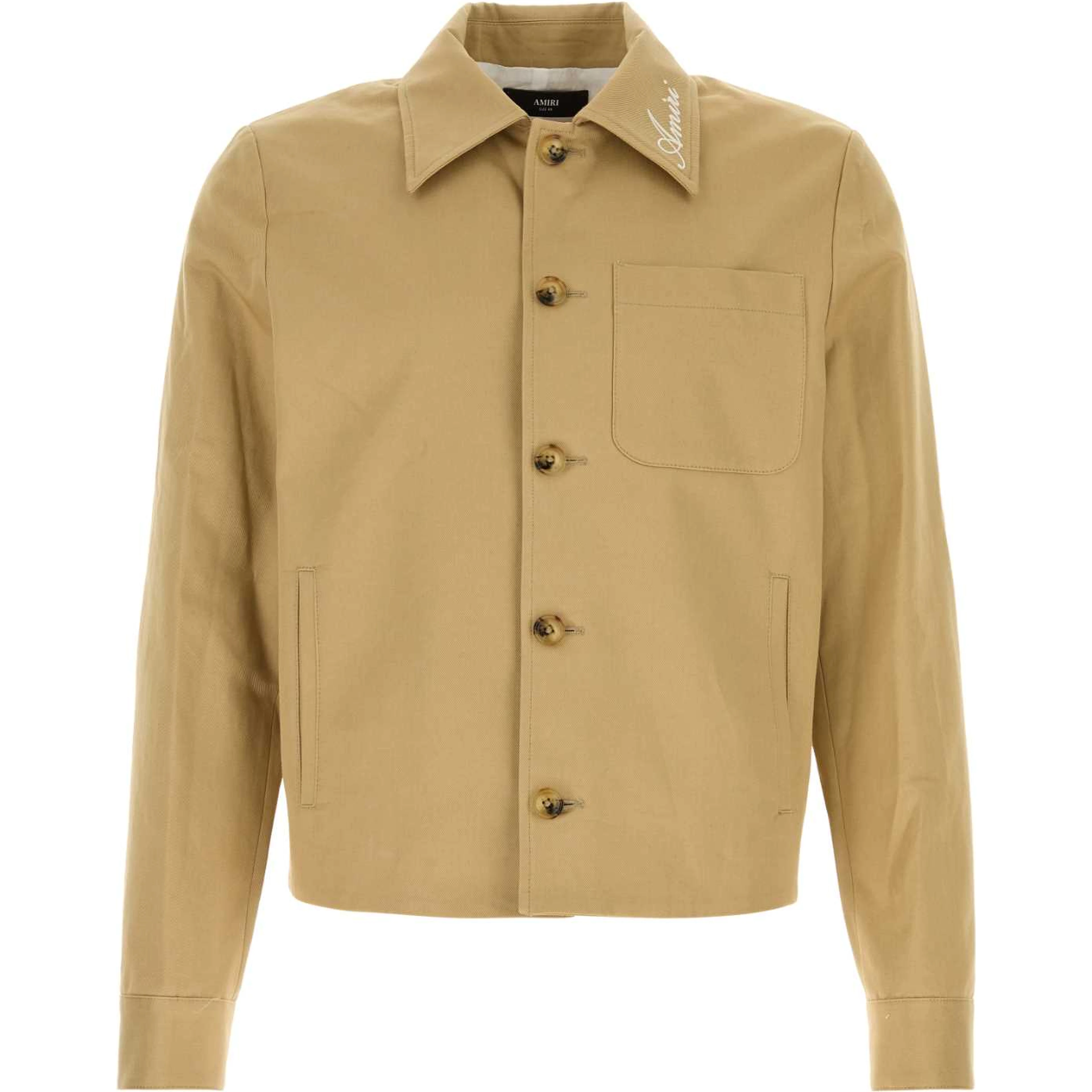 SCRIPT COLLAR SHIRT JACKET