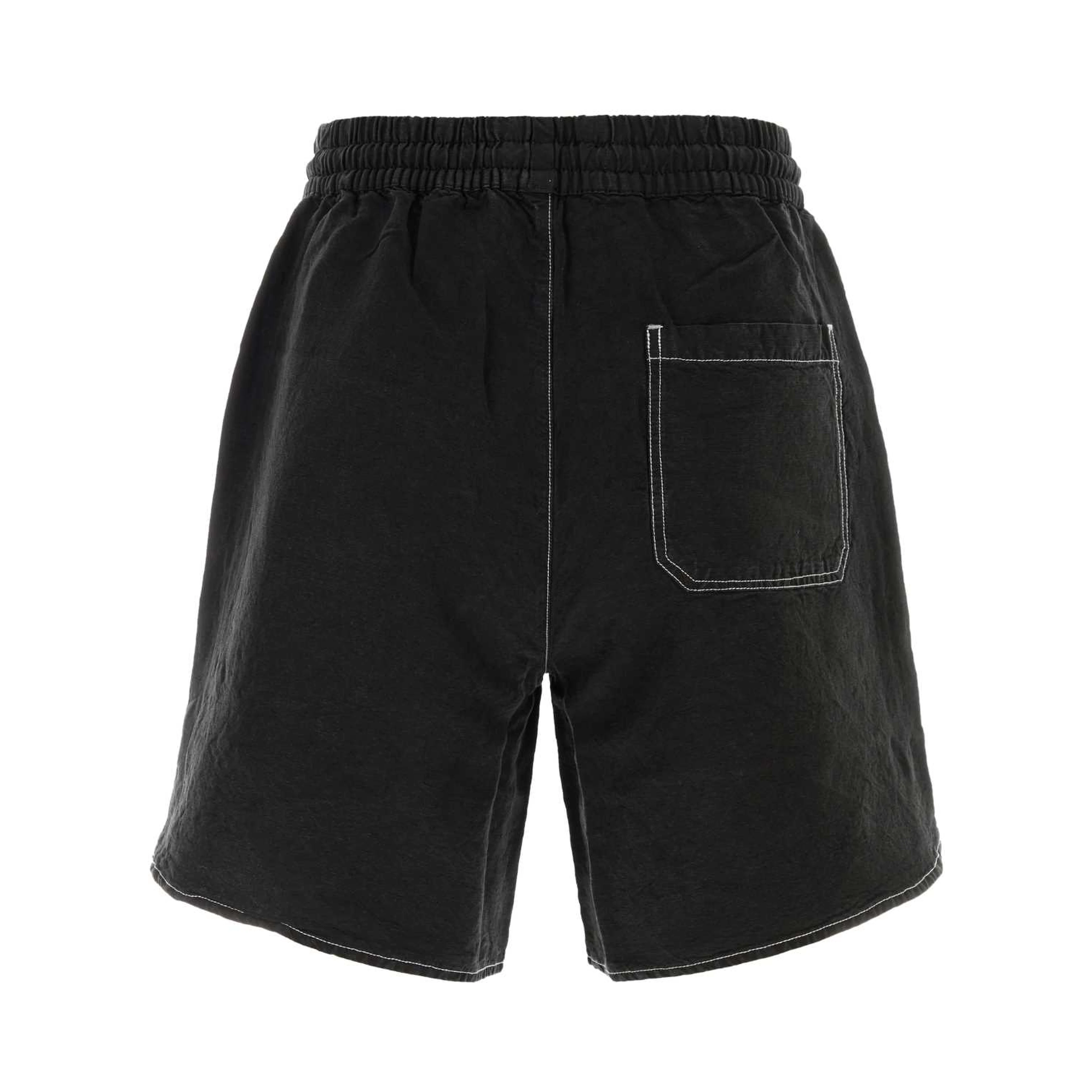SCRIPT LINEN GD SHORT