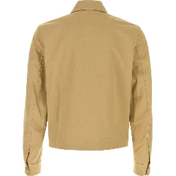 SCRIPT COLLAR SHIRT JACKET